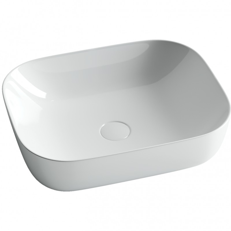 Раковина-чаша Ceramicanova Element 50 CN6008 Белая фарфор накладная
