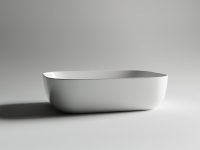 Раковина-чаша Ceramicanova Element 50 CN6008 Белая фарфор накладная