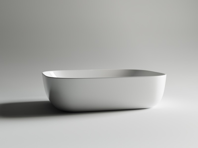 Раковина-чаша Ceramicanova Element 50 CN6008 Белая фарфор накладная