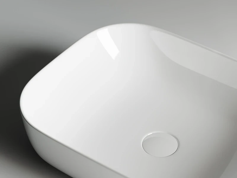 Раковина-чаша Ceramicanova Element 50 CN6008 Белая фарфор накладная
