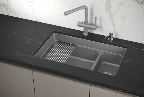 Кухонная мойка Granula Kitchen Space 73 7304U цвет Алюминиум