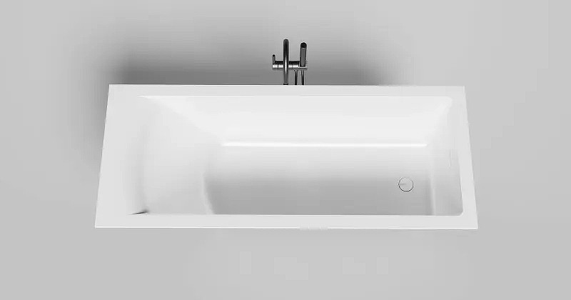 Ванна из искусственного камня Salini Cascata Kit 170х70 104813G цвет Белый глянцевый