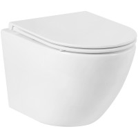 Унитаз BelBagno Sfera-R BB046CHR/BB870SC подвесной с сиденьем Микролифт фаянс подвесной