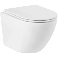 Унитаз BelBagno Sfera-R BB046CHR/BB870SC подвесной с сиденьем Микролифт фаянс подвесной