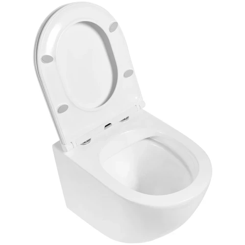 Унитаз BelBagno Sfera-R BB046CHR/BB870SC подвесной с сиденьем Микролифт фаянс подвесной