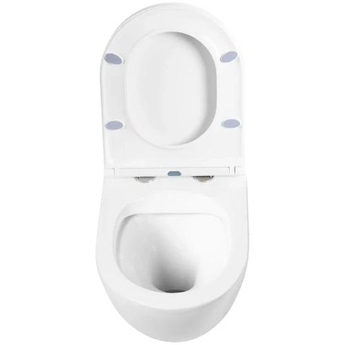 Унитаз BelBagno Sfera-R BB046CHR/BB870SC подвесной с сиденьем Микролифт фаянс подвесной