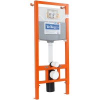 Инсталляция BelBagno BB001-120/BB005-PR-CHROME с клавишей смыва Хром глянцевый пластик