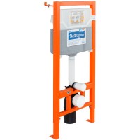 Инсталляция BelBagno BB001-120/BB005-PR-CHROME с клавишей смыва Хром глянцевый пластик