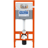 Инсталляция BelBagno BB001-120/BB005-PR-CHROME с клавишей смыва Хром глянцевый пластик