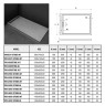 Душевой поддон из искусственного камня WeltWasser WW TRS 14080 STONE-WT 140x80 10000004374 Белый