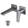 Смеситель для раковины Lemark Bronx LM3736GM цвет Графит