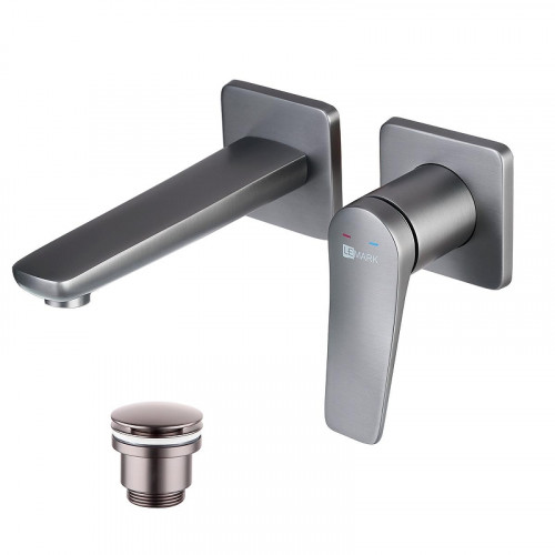 Смеситель для раковины Lemark Bronx LM3736GM цвет Графит