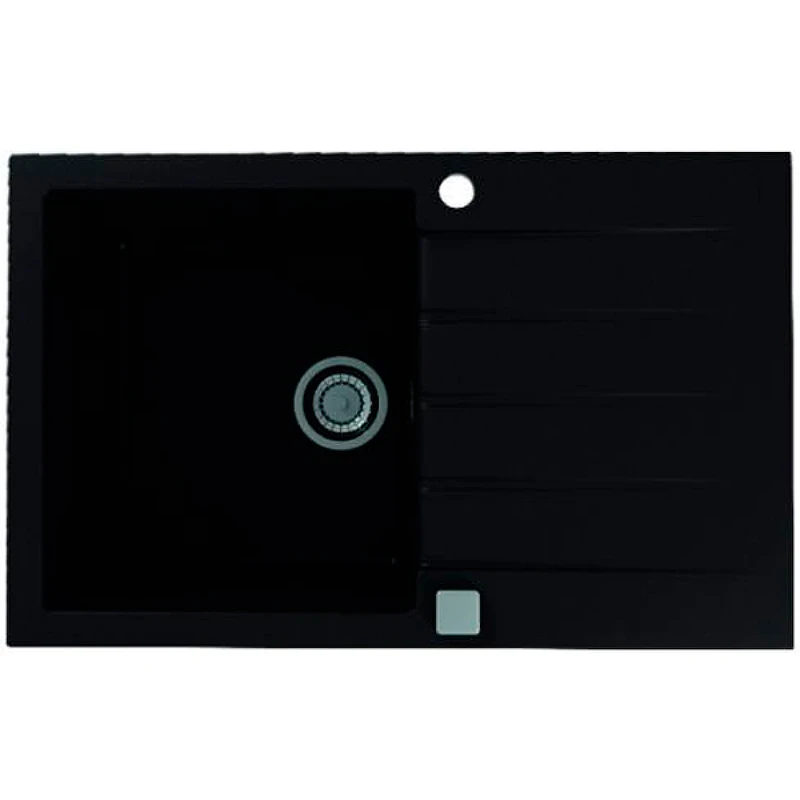 Кухонная мойка Alveus Granital Cadit 20 Carbon G91 790x500 1132026 Угольная искусственный камень (литьевой мрамор) встраиваемый