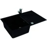 Кухонная мойка Alveus Granital Cadit 20 Carbon G91 790x500 1132026 Угольная искусственный камень (литьевой мрамор) встраиваемый