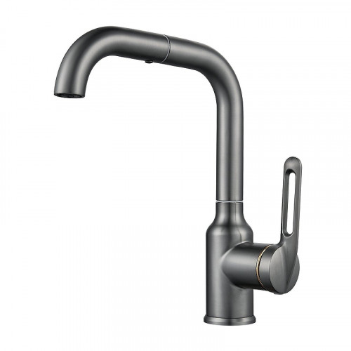 Смеситель для раковины Raffine F201T цвет Оружейная сталь