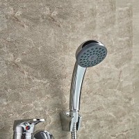 Смеситель для ванны Ledeme H13 2213L универсальный Хром латунь на стену однорычажный