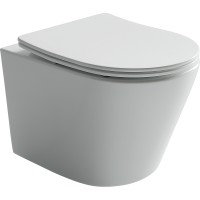 Комплект унитаза с инсталляцией Ceramicanova Balearica CN6000_1002CH_1000 с сиденьем Микролифт и клавишей смыва Хром глянцевый фарфор подвесной