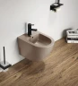 Биде CeramaLux В2342BDMC подвесное Капучино матовое