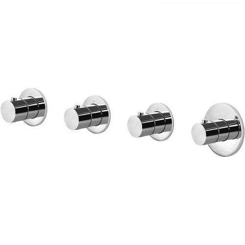 Смеситель для душа Paffoni Modular Box MDE019CR с термостатом Хром латунь встраиваемый