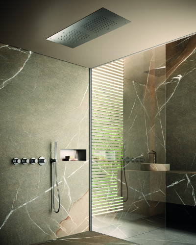 Смеситель для душа Paffoni Modular Box MDE019CR с термостатом Хром латунь встраиваемый