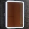 Зеркальный шкаф Silver Mirrors Фиджи Flip 60 LED-00002657 с подсветкой Белый МДФ / ЛДСП, стекло