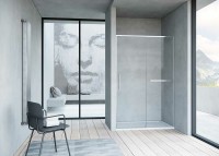 Душевая дверь Vincea Slim Soft 120 VDS-1SS120CL профиль Хром стекло прозрачное