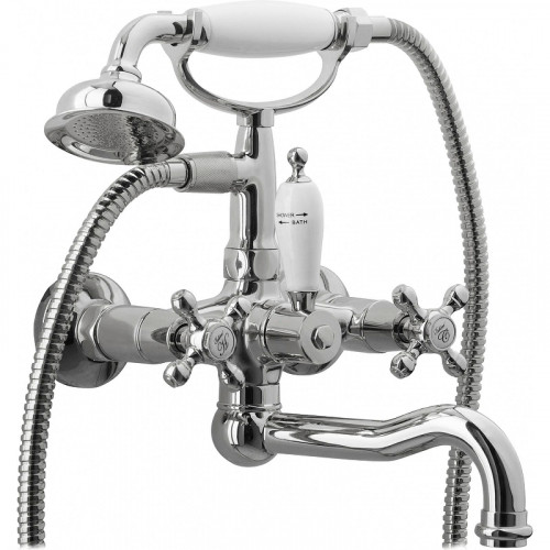 Смеситель для ванны Boheme Tradizionale Chromo 273-Ceramic Хром латунь на стену