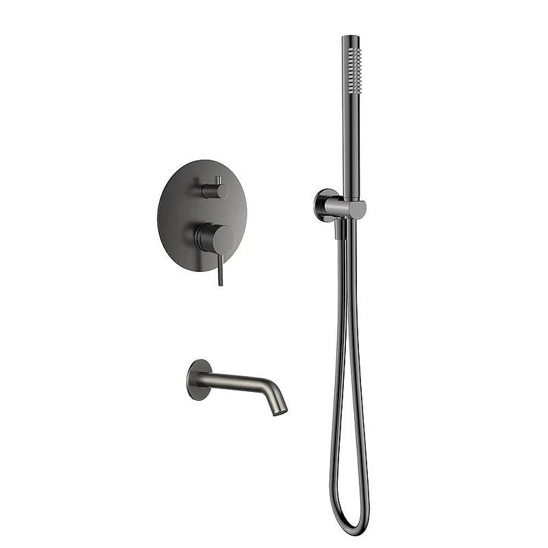Душевая система AQUAme AQM8406GM цвет Оружейный металл