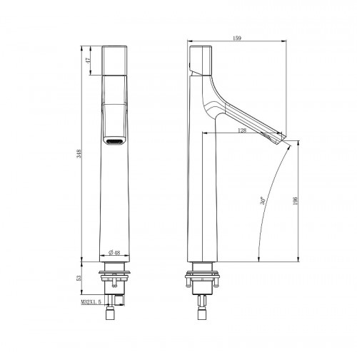 Смеситель для раковины Wonzon &amp; Woghand The One WW-H1011-MW цвет Белый матовый