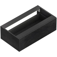 Тумба Cezares Cadro 70 CADRO-70-1C-SO-NR-BLUM подвесная Nero МДФ / ЛДСП