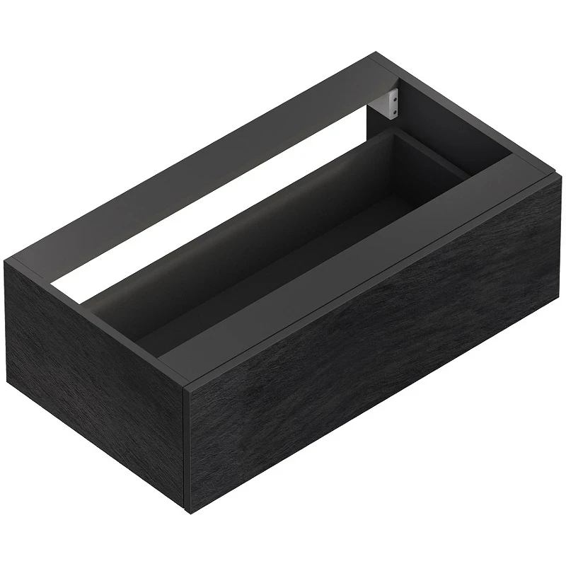 Тумба Cezares Cadro 70 CADRO-70-1C-SO-NR-BLUM подвесная Nero МДФ / ЛДСП