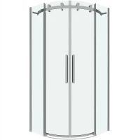 Душевой уголок Grossman Classic 90х90 301.K33.04.9090.10.00 профиль Хром стекло прозрачное