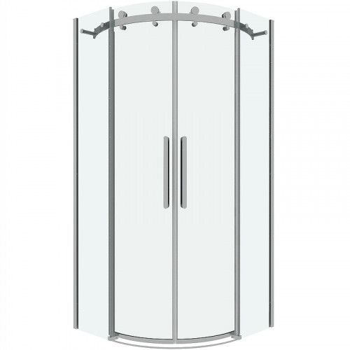 Душевой уголок Grossman Classic 90х90 301.K33.04.9090.10.00 профиль Хром стекло прозрачное