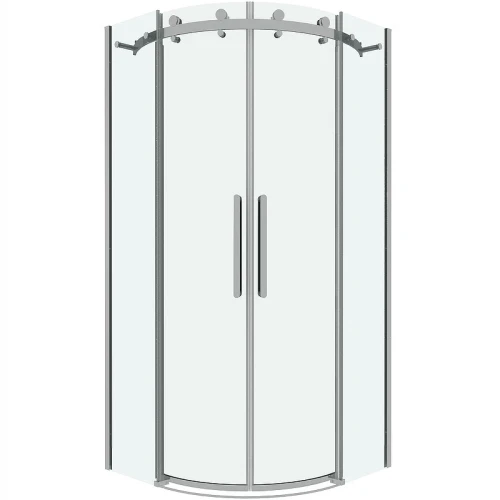 Душевой уголок Grossman Classic 90х90 301.K33.04.9090.10.00 профиль Хром стекло прозрачное