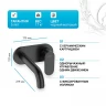 Смеситель для раковины Hansgrohe Vernis Blend 71576670 Черный матовый латунь встраиваемый