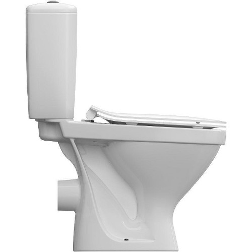 Унитаз-компакт Cersanit Melar 031 3/6 DPL EO Slim 64234 с бачком и сиденьем Микролифт