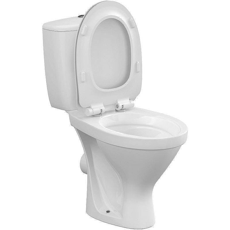Унитаз-компакт Cersanit Melar 031 3/6 DPL EO Slim 64234 с бачком и сиденьем Микролифт