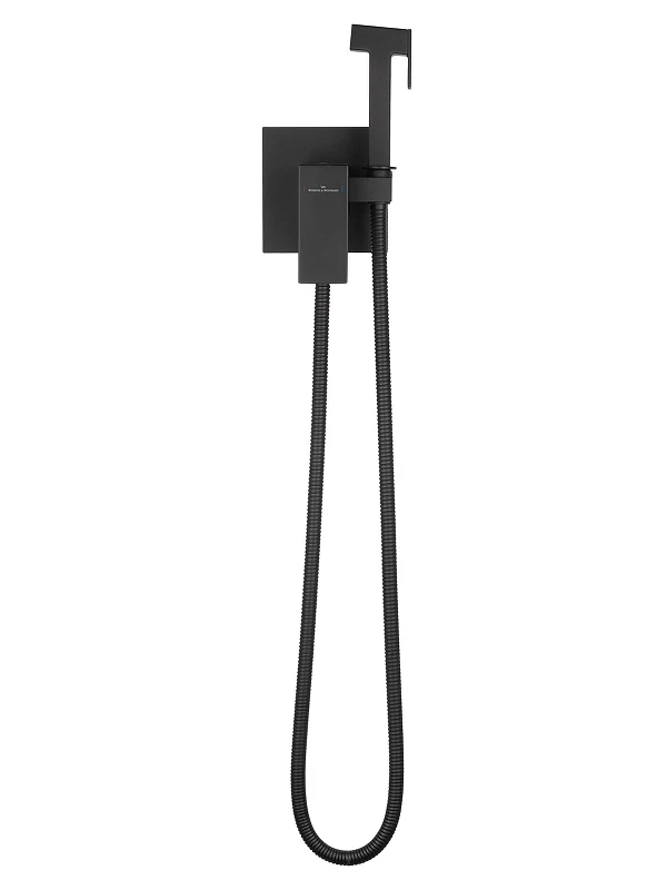 Гигиенический душ со смесителем Wonzon & Woghand Cube WW-88829016-MB цвет Черный матовый