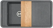 Кухонная мойка Aquaton Беллис 97 1A725132BS210 Графит