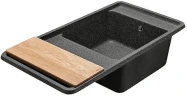 Кухонная мойка Aquaton Беллис 97 1A725132BS210 Графит