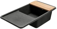 Кухонная мойка Aquaton Беллис 97 1A725132BS210 Графит