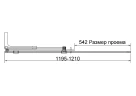 Душевая перегородка Vincea Волк-Ин (Walk-In) 120 L VSW-4WSL120CL-L профиль Хром стекло прозрачное
