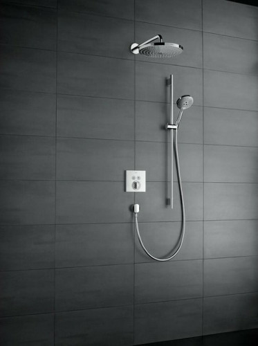 Смеситель для душа Hansgrohe ShowerSelect 15768000 с термостатом Хром латунь встраиваемый