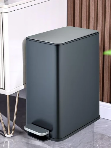 Ведро для мусора WeltWasser Paolo BL 15L 10000013419 Черное матовое