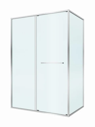 Душевой уголок Cezares Lux 130x80 LUX-AH-FS-11-130/80-C-CR профиль Хром стекло прозрачное