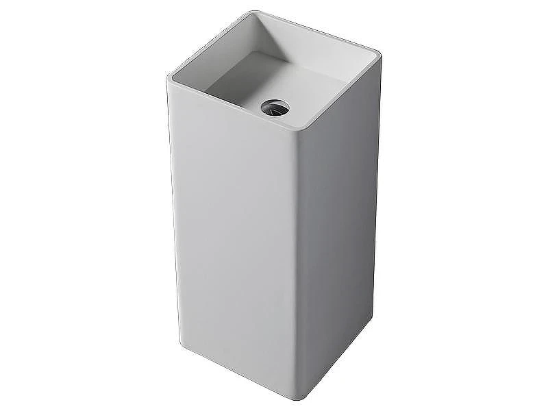 Раковина Uni-Flow Kube 40 FS502-400 Matt White цвет Белый матовый