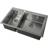 Кухонная мойка ZorG Light ZL R 780-2-510-R Нержавеющая сталь нержавеющая сталь встраиваемый