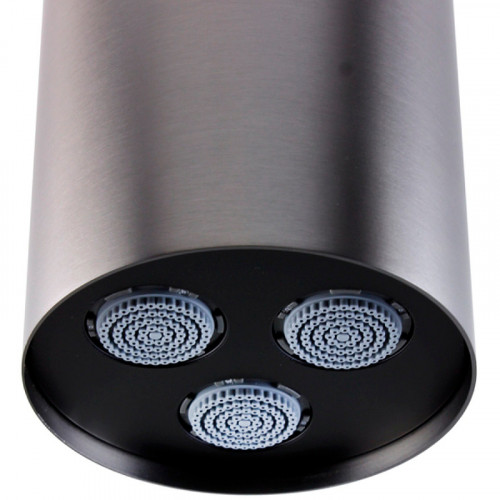 Верхний душ Bronze de Luxe Liberty 501GM Графит латунь на стену