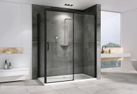 Душевой уголок Abber Komfort 140x90 AG93140B-S92B профиль Черный стекло прозрачное