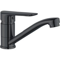 Смеситель для кухни ESKO Lagos Black LG15B Черный матовый пластик однорычажный